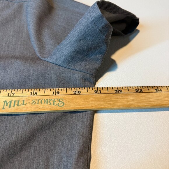 Figs Women M/L Scrub Set Casma Top Yola Skinny Pant Gray Drawstring Nurse Tech - Picture 7 of 14